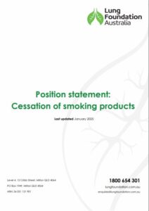 Smoking cessation posiiton statement image